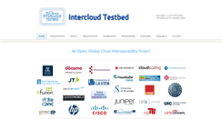 Desktop Screenshot of intercloudtestbed.org